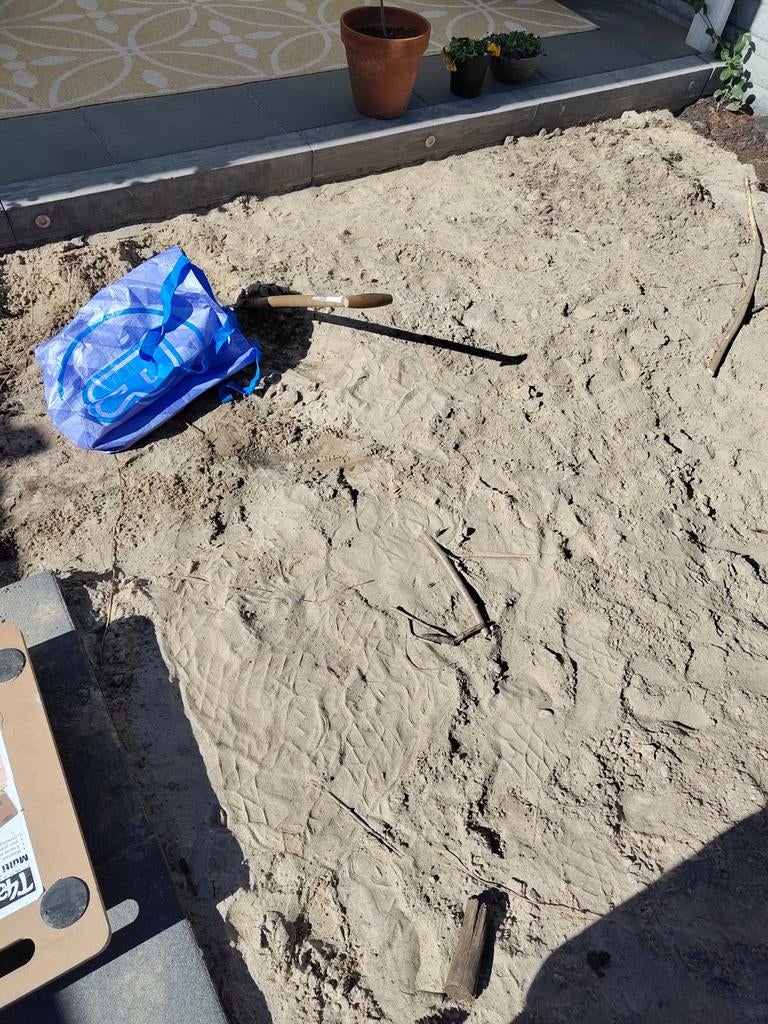 Ophoogzand Brekerzand  Wit Zand GRATIS, Tuin en Terras, Zand, Ophalen, Gebruikt, Ophoogzand