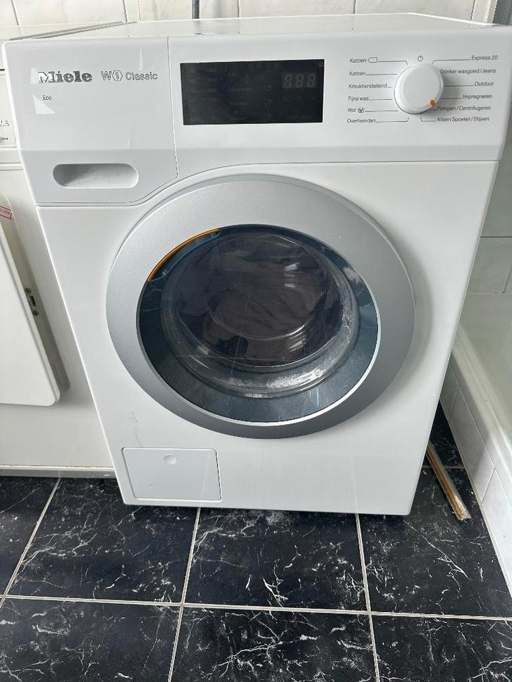 Miele W1 Classic Eco Wasmachine, Witgoed en Apparatuur, Wasmachines, Gebruikt, 8 tot 10 kg, 85 tot 90 cm, 1200 tot 1600 toeren