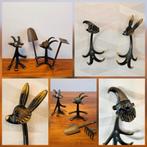 2 zeldzame Geitjes en Kapstokjes Walter Bosse Herta Baller, Ophalen of Verzenden, Brons
