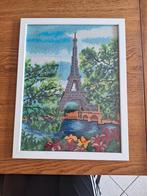 Diamond painting schilderij Parijs, Ophalen of Verzenden, Minder dan 50 cm, Schilderij, Minder dan 50 cm