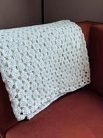 Vintage handgemaakt sprei, gehaakt kleed, plaid, Huis en Inrichting, Ophalen of Verzenden, Zo goed als nieuw