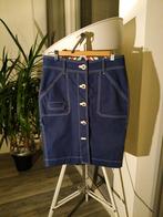 Roberto Cavalli SS06 Runway Minirok - Navy Katoen Zijde, Ophalen of Verzenden