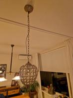 Hanglampje met glazen kralen, Gebruikt, Vintage, Ophalen of Verzenden, Glas