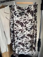 Zara lange losvallende rok met koeien print, Wit, Zara, Maat 42/44 (L), Ophalen of Verzenden