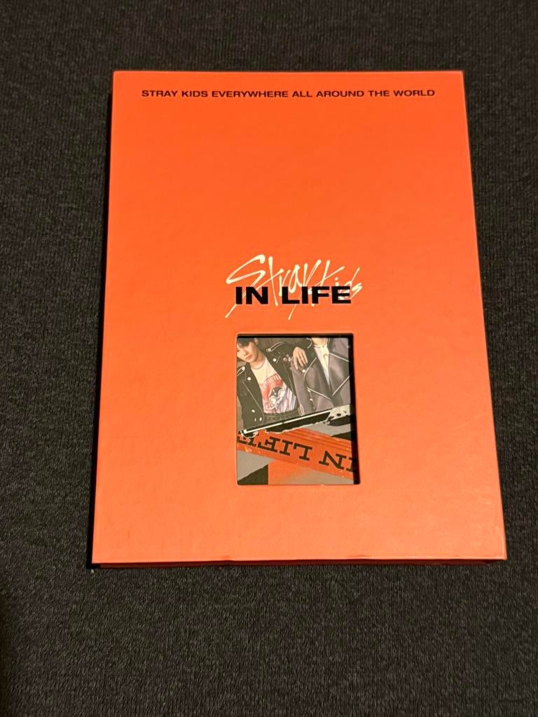 Stray Kids album In Life oranje versie, Ophalen of Verzenden, Zo goed als nieuw, Foto of Kaart