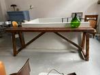 SALE: vintage, antieke, industrial side table, werktafel, Ophalen