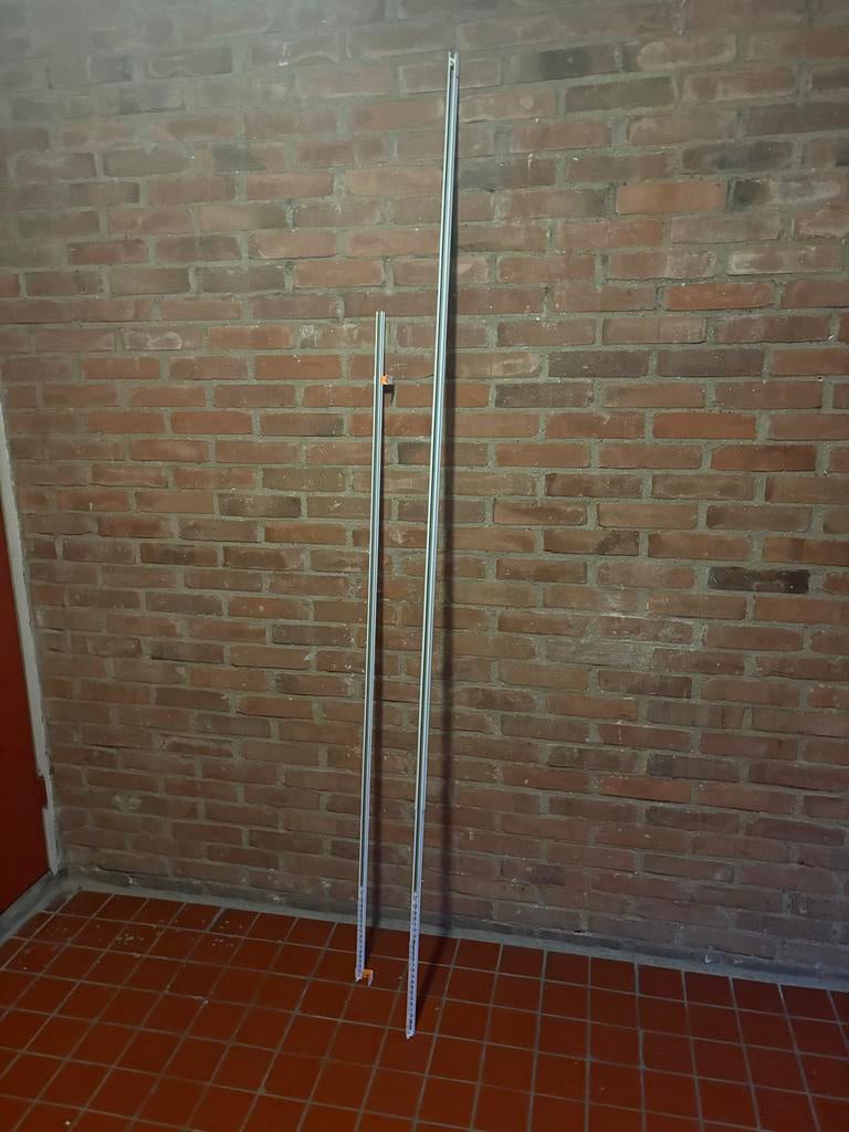 Gamma Gordijnrails, Minder dan 50 cm, Gebruikt, 200 cm of meer, Wit