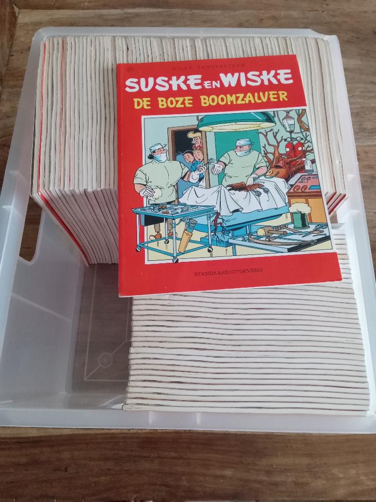 stripverzameling Suske en Wiske 191 stuks, Boeken, Stripboeken, Meerdere stripboeken, Ophalen, Zo goed als nieuw, Van der steen