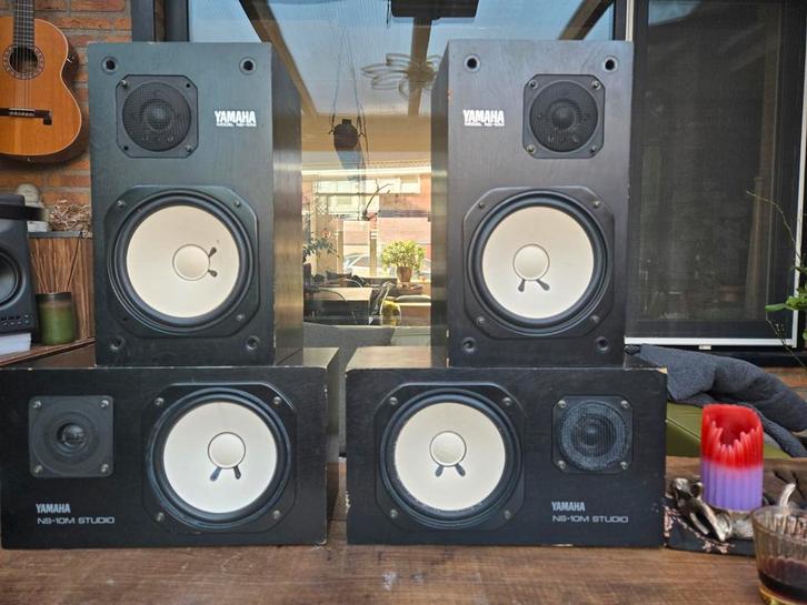 2 sets Yamaha NS-10M Studio speakers (defect), Audio, Tv en Foto, Luidsprekers, Ophalen