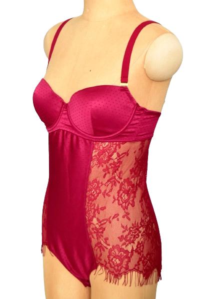 Nieuwe sexy Ultraviolet body, bodysuit, kant, Mt. 70 C, Ultraviolet, Verzenden, Overige kleuren, Body of Korset