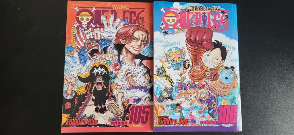 One Piece Vol. 105 & Vol 106, Boeken, Strips | Comics, Eiichiro Oda, Ophalen of Verzenden, Zo goed als nieuw, Japan (Manga)