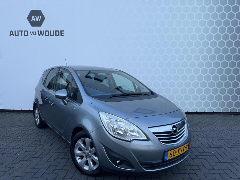 Opel Meriva 1.4 Turbo Cosmo Airco Trekhaak Lage km stand NAP, Euro 5, Stof, Gebruikt, 4 cilinders
