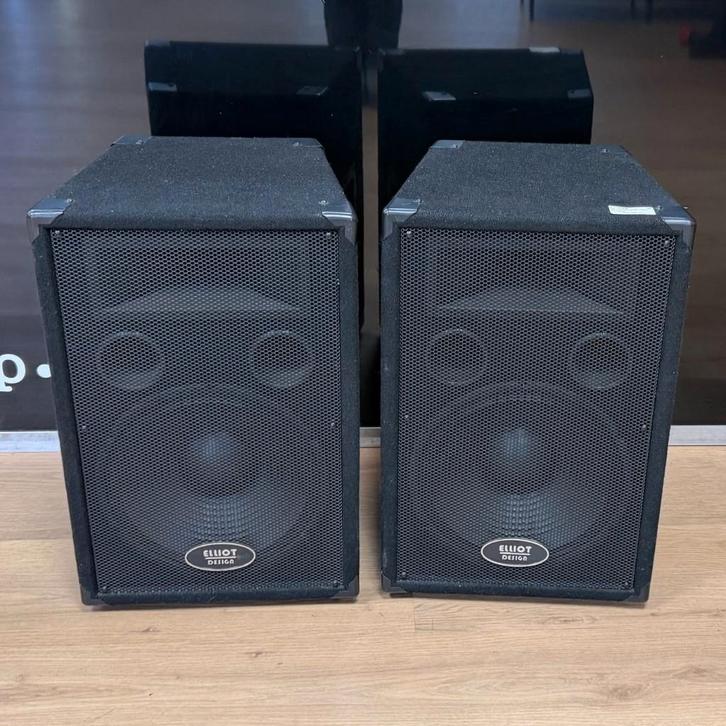 Elliott Design ED12C speakers | Set van 2 |, Audio, Tv en Foto, Luidsprekers, Zo goed als nieuw, Front, Rear of Stereo speakers