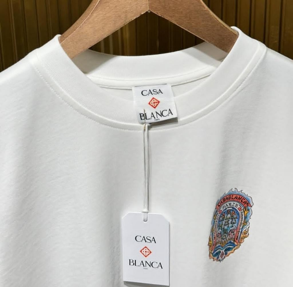 CASABLANCA Casaway print, Kleding | Heren, T-shirts, Ophalen of Verzenden, Nieuw, Overige maten, Wit