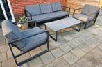 Antraciete Loungeset van Jutlandia, Ophalen, 5 zitplaatsen, Gebruikt, Aluminium