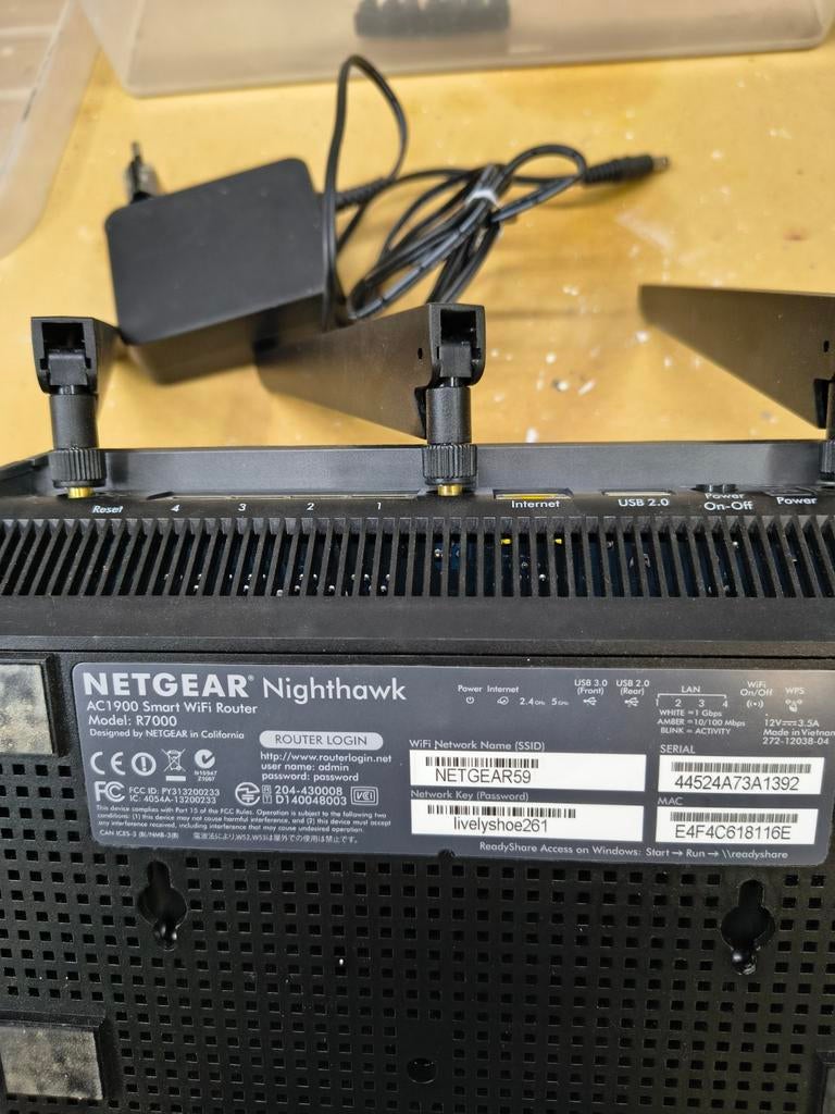 NETGEAR Nighthawk R7000 Smart WiFi Router, Computers en Software, Routers en Modems, Ophalen of Verzenden