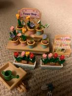 Sylvanian family poppetjes, tuinwinkeltje en badkamer, Ophalen of Verzenden, Nieuw, Poppenhuis