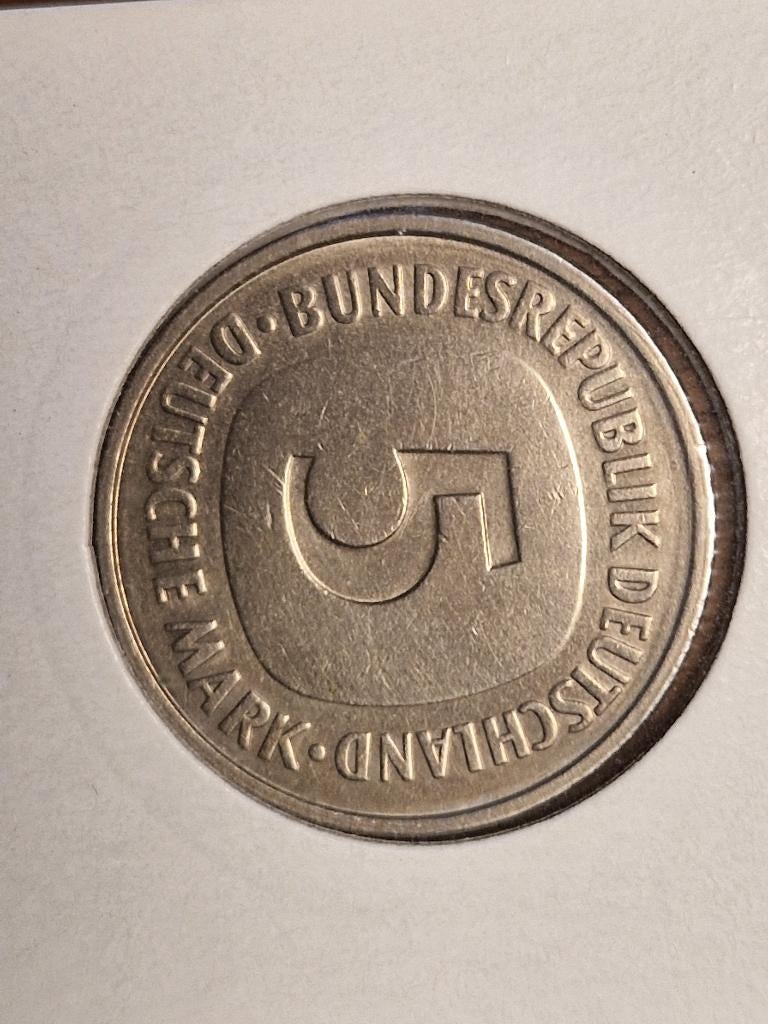 Duitsland 5 mark 1980, Postzegels en Munten, Munten | Europa | Niet-Euromunten, Verzenden, Duitsland, Losse munt