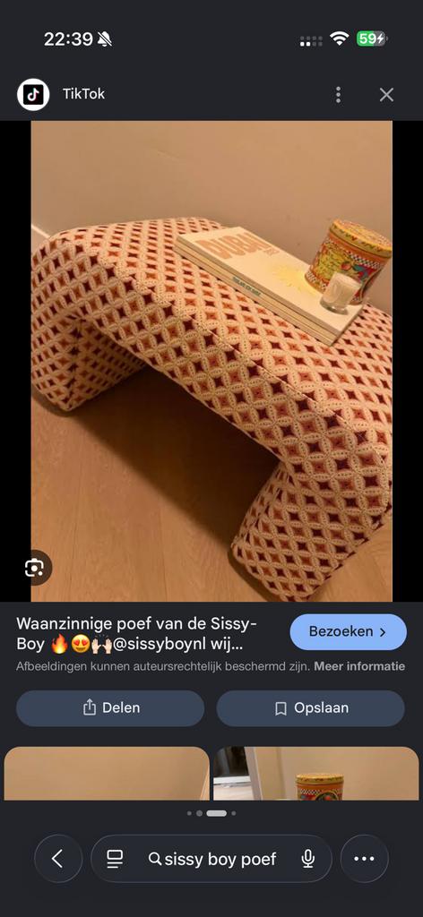 GEZOCHTT!! Sissy boy krukje/poef, Tickets en Kaartjes, Eén persoon, Cadeaubon