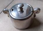Suikerpot 0.2 L. Art Deco verzilverd Gero 90 met lepel, Antiek en Kunst, Ophalen of Verzenden, Zilver