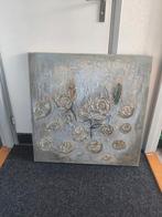 Schilderij met rozen in reliëf, Ophalen