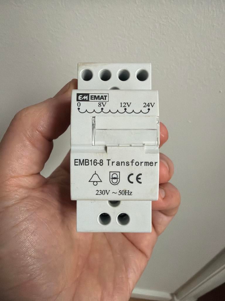 EMAT EMB16-8 Transformator 230V naar 8V/12V/24V, Ophalen of Verzenden, Gebruikt, Overige typen