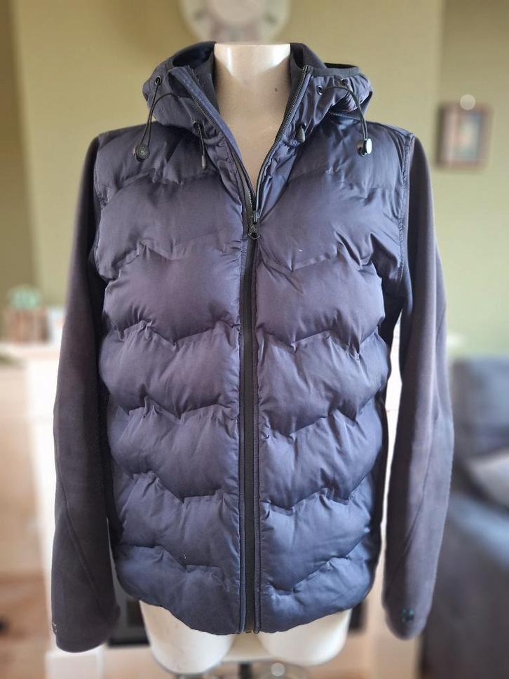 Cast Iron jas winter / herfst / lente  blauw L bomber vest, Kleding | Heren, Jassen | Winter, Zo goed als nieuw, Maat 52/54 (L)