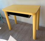 geel tafeltje computer tafel bureau, Ophalen, Gebruikt, Bureau
