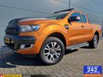 Ford Ranger 4x4 Wildtrack 3.2 TDCi Airco Cruise Navi 200pk, Auto's, Euro 5, Gebruikt, Overige kleuren, Origineel Nederlands