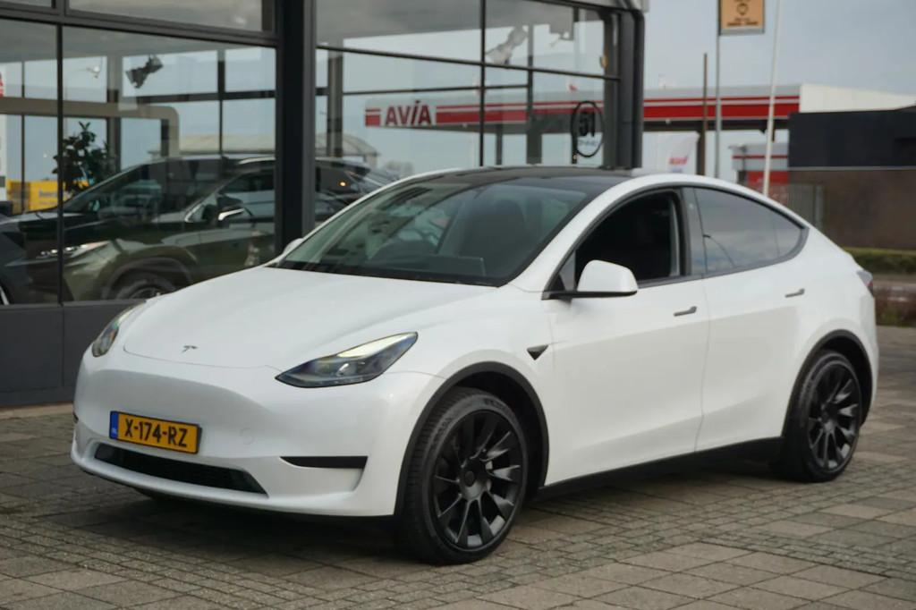Tesla Model Y RWD 58 kWh € 34.980,00, Auto's, Tesla, Automaat, 238 pk, Stof, Wit