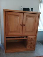 Blank eiken  tv kast Zware kwaliteit GRATIS OPHALEN, Huis en Inrichting, Ophalen, Gebruikt, 25 tot 50 cm, Minder dan 100 cm