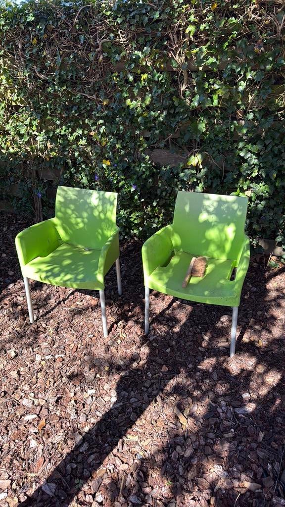 Pedrali tuinstoelen, 2 stuks., Ophalen, Zo goed als nieuw, Kunststof