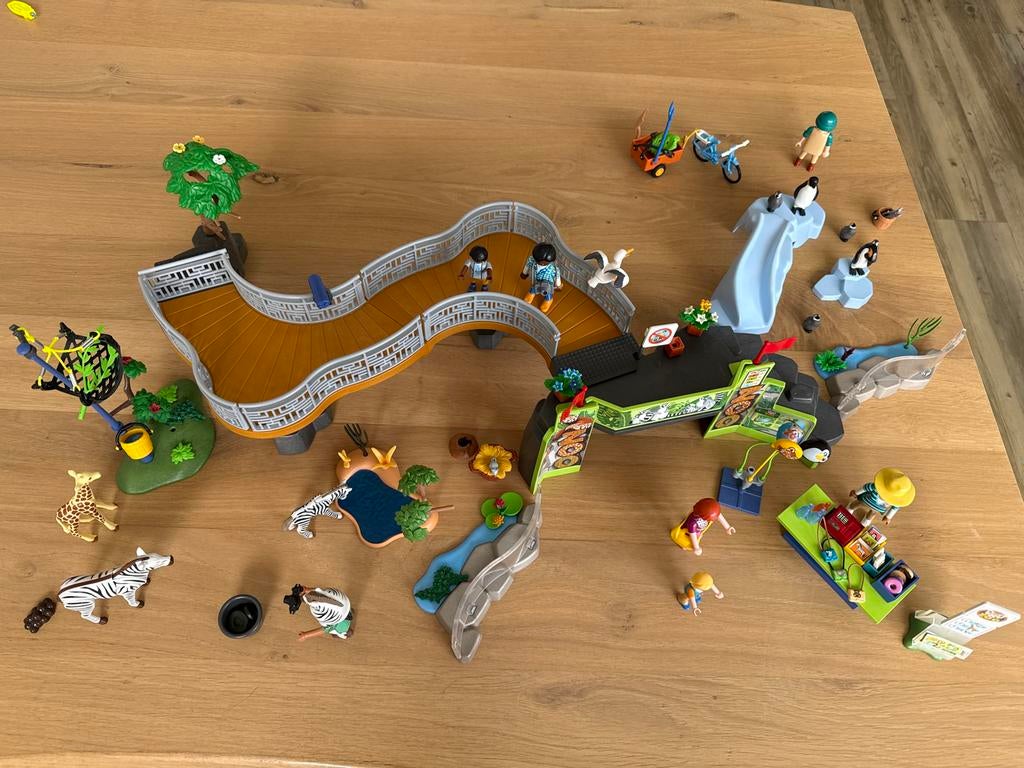 Playmobil Dierentuin met veel extra's, Ophalen of Verzenden, Gebruikt, Complete set