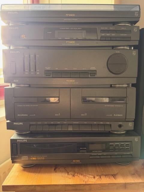 Stereotoren Philips 9400, Audio, Tv en Foto, Stereo-sets, Ophalen, Gebruikt, Tuner of Radio, Philips