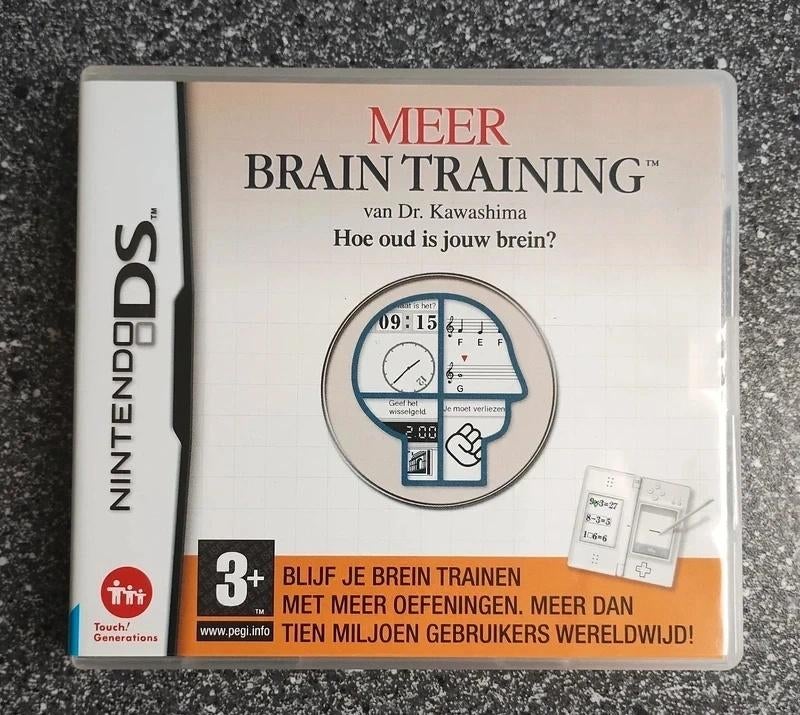 Meer Brain Training, Puzzel en Educatief, Verzenden, 1 speler, Zo goed als nieuw