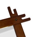 Vintage Spiegel Brutalist Minimalistisch Jaren 70 Design, Minder dan 50 cm, Gebruikt, Vintage, Vintage