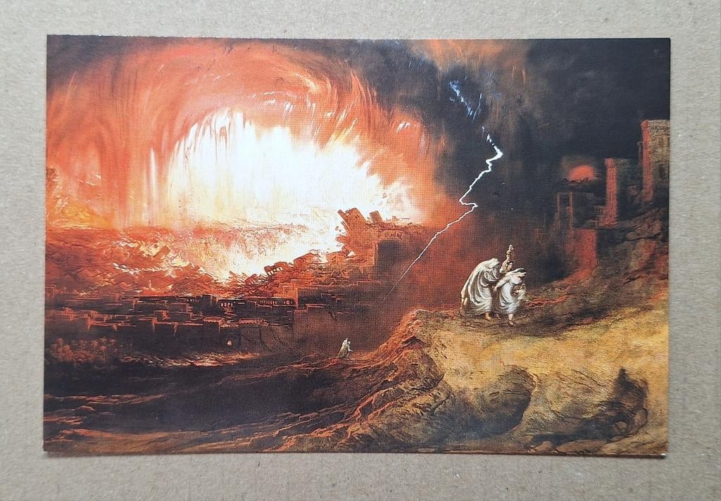 John Martin (1789-1854) - The Destruction of Sodom..., Ophalen of Verzenden, 1980 tot heden, Ongelopen, Overige thema's