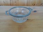 Glazen schaaltje met metalen rand, Antiek en Kunst, Ophalen of Verzenden