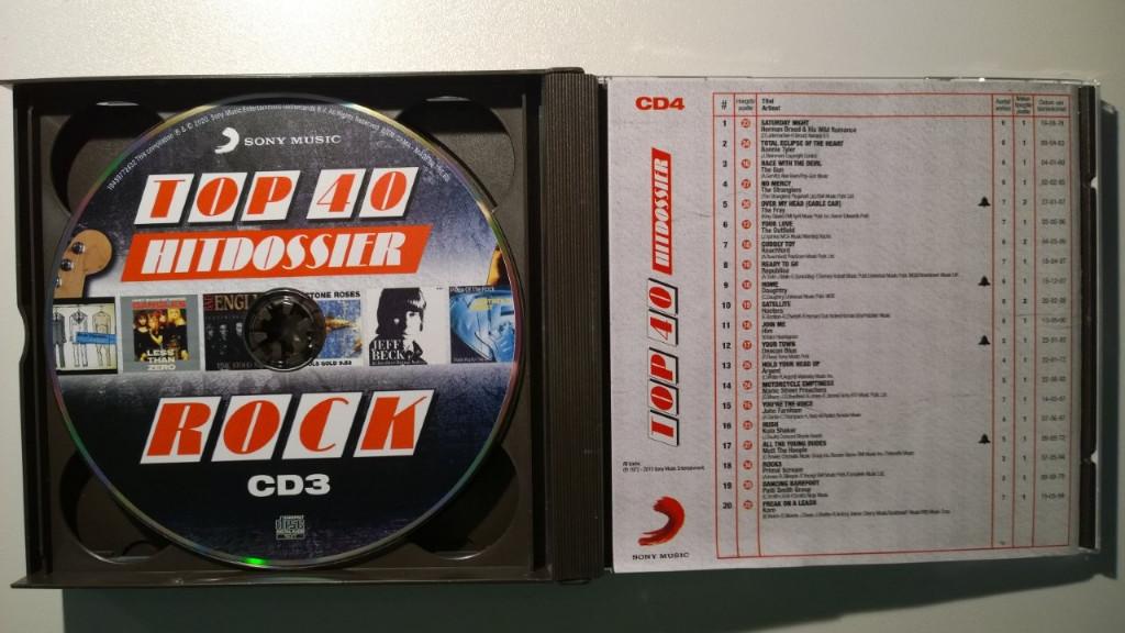 Top 40 Hitdossier Rock (4 CD), Ophalen of Verzenden, Zo goed als nieuw, Rock en Metal