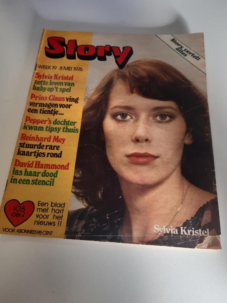 Story 1976. Nr 19. Sylvia Kristel. Ramses Shaffy. Reinhard M, Verzamelen, Ophalen of Verzenden, 1980 tot heden, Tijdschrift