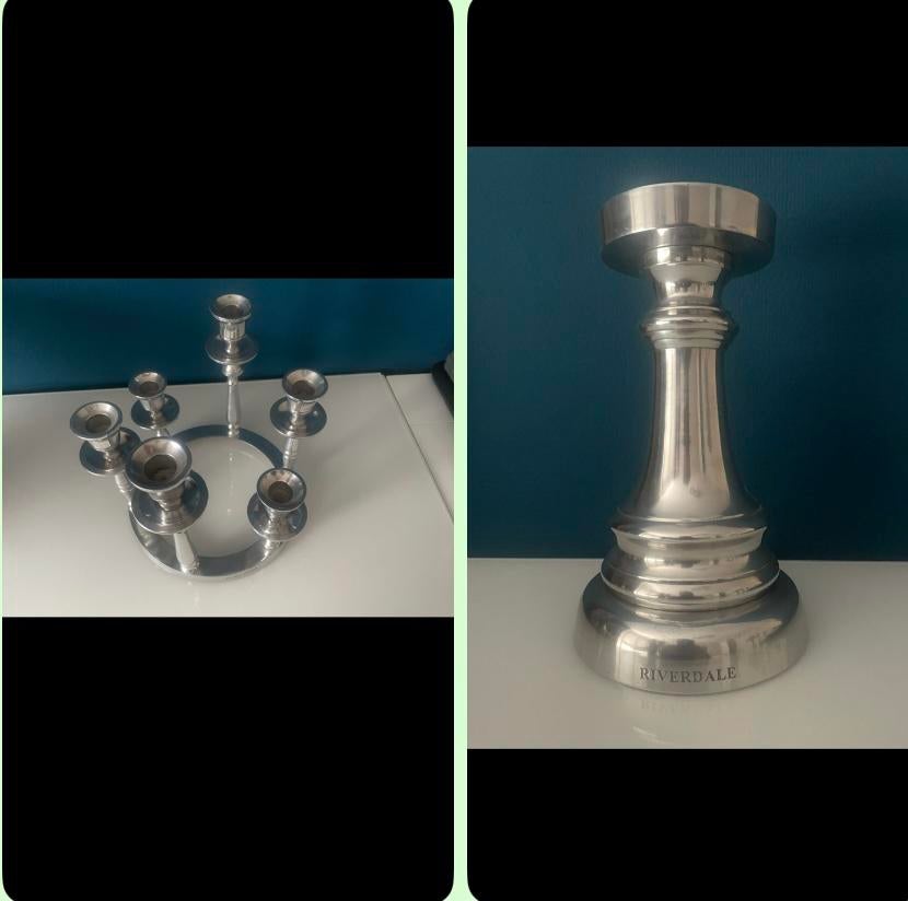 Kandelaars, Riveira Maison en Riverdale., Ophalen of Verzenden, Zo goed als nieuw