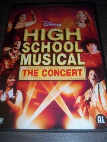 Walt Disney High School Musical The Concert in nieuwstaat , Cd's en Dvd's, Dvd's | Kinderen en Jeugd, Zo goed als nieuw, Film