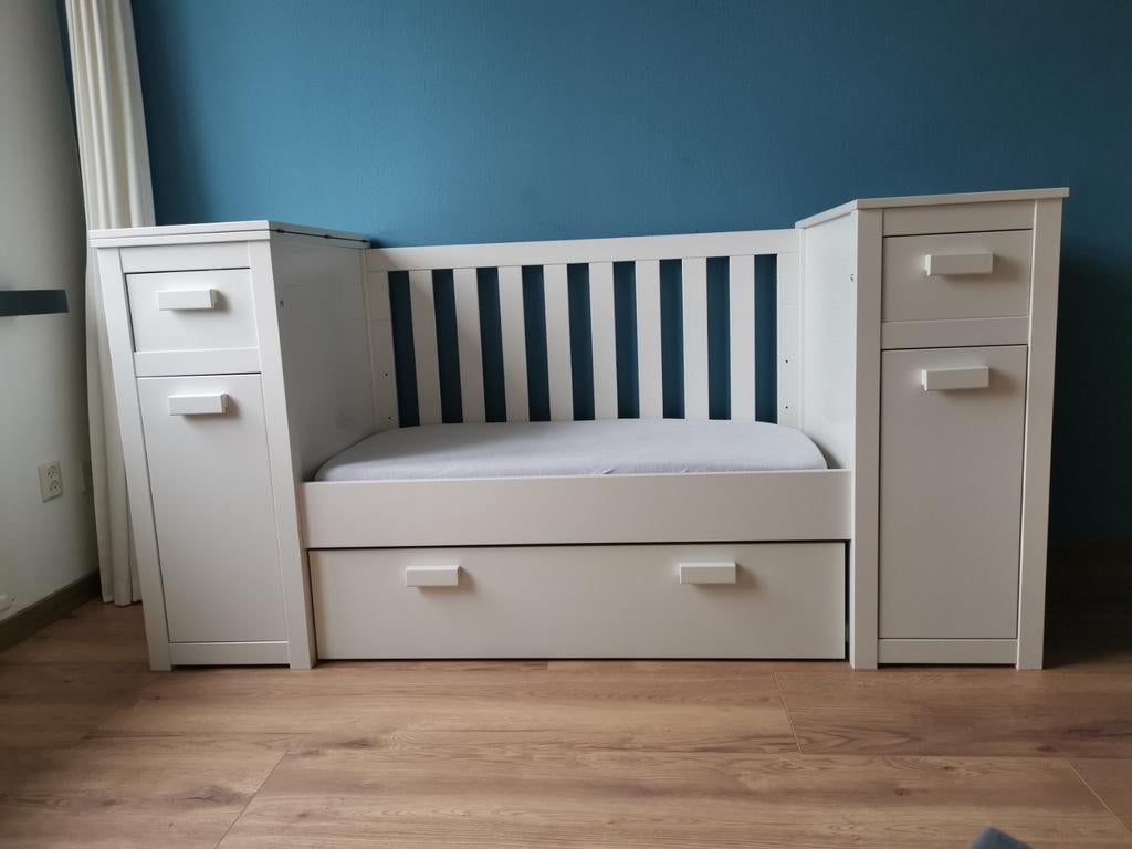 Mooi combi ledikant compleet, Kinderen en Baby's, Kinderkamer | Complete kinderkamers, Gebruikt, Jongetje of Meisje, Ophalen