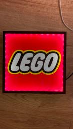 Lego logo ledlamp 18,5x18,5 cm, Ophalen of Verzenden, Zo goed als nieuw