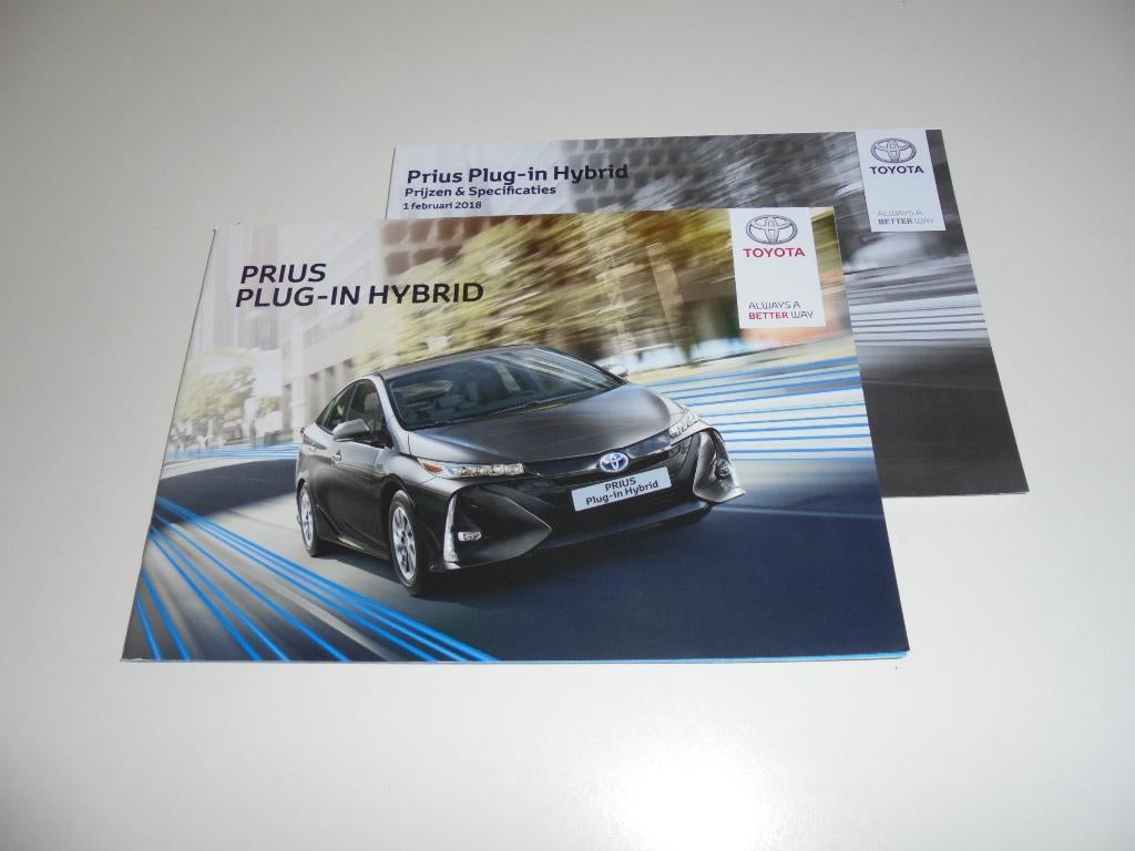 brochure Toyota Prius Plug-in Hybrid  2017, Ophalen of Verzenden, Nieuw, Toyota
