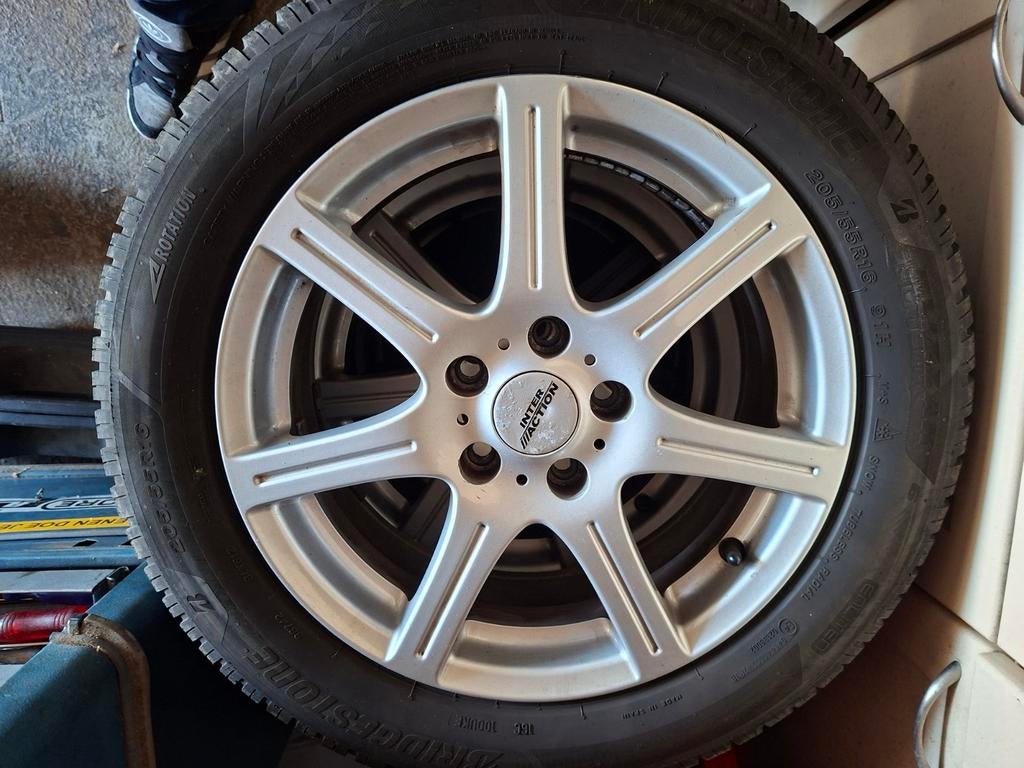 Lichtmetalen velgen 16 inch met winterbanden, Ophalen