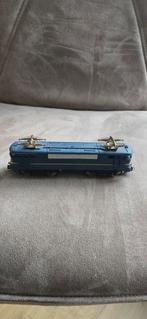Märklin Locomotief - Blauw met Gele Strepen, Hobby en Vrije tijd, Ophalen of Verzenden