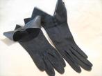 Vintage ART DECO donkerblauwe echt leren handschoenen, Antiek en Kunst, Verzenden, Macy's