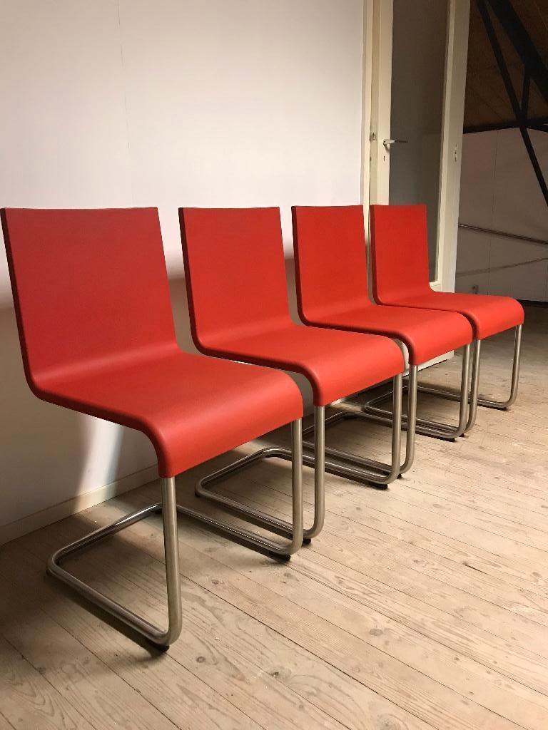 Set IZGS 4 Vitra .05 05 Vitra.05 MVS design stoelen stoel, Kunststof, Ophalen of Verzenden, Zo goed als nieuw, Nvt