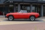 MG B 1.8 LHD - Fully restored (bj 1975), Auto's, Oldtimers, 63 pk, Zwart, Cabriolet, Origineel Nederlands